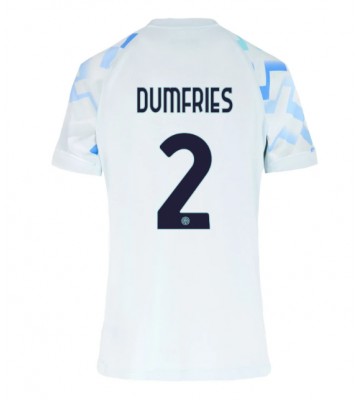 Inter Milan Denzel Dumfries #2 Replika Bortatröja Damer 2025-26 Kortärmad